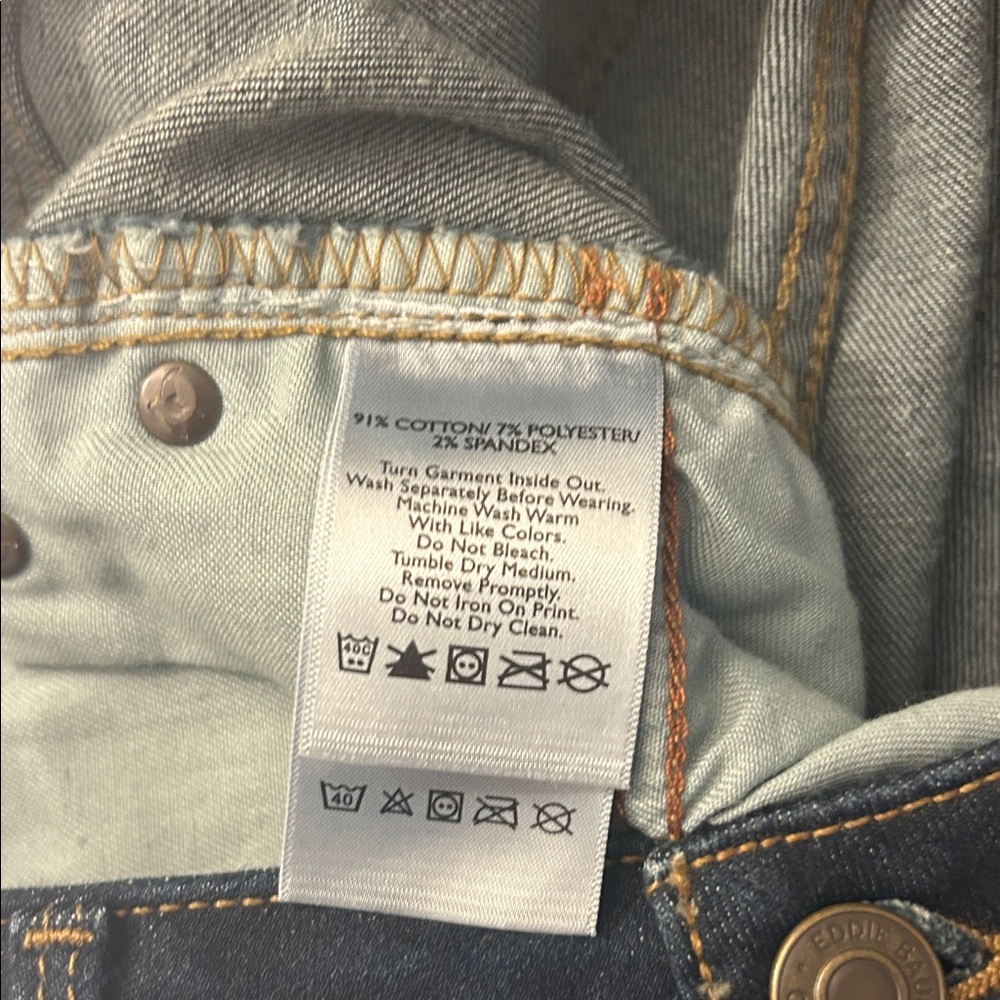 Eddie Bauer Dark Flare Women's Jeans - Picture 9 of 9